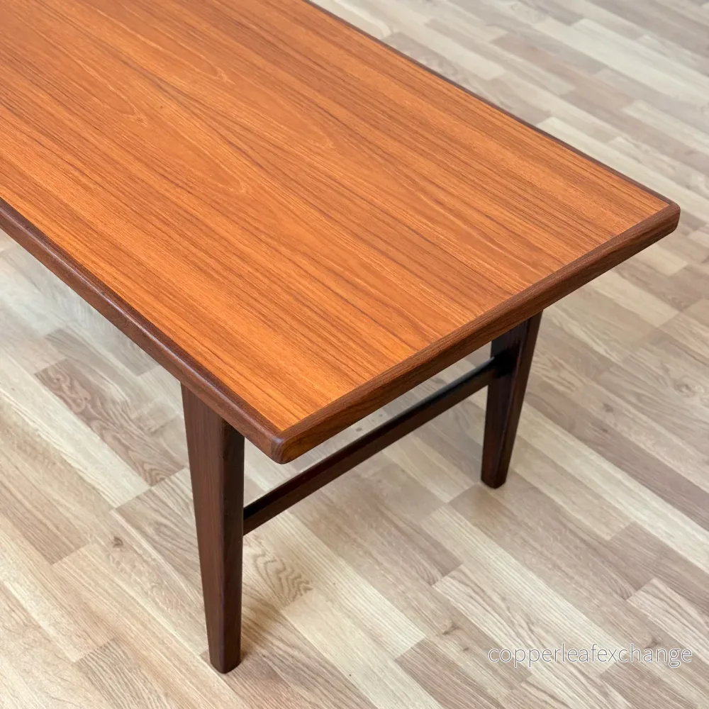 Dansk soffbord i teak & valnöt - Bild 3