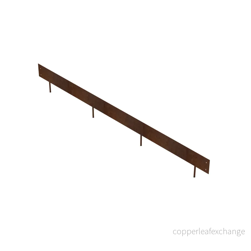 Stålkant Cortenstål Rak 1500×100