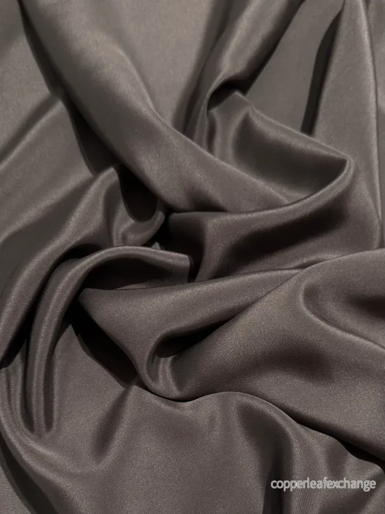 Silk crepe Double sided – Silk – Dark grey