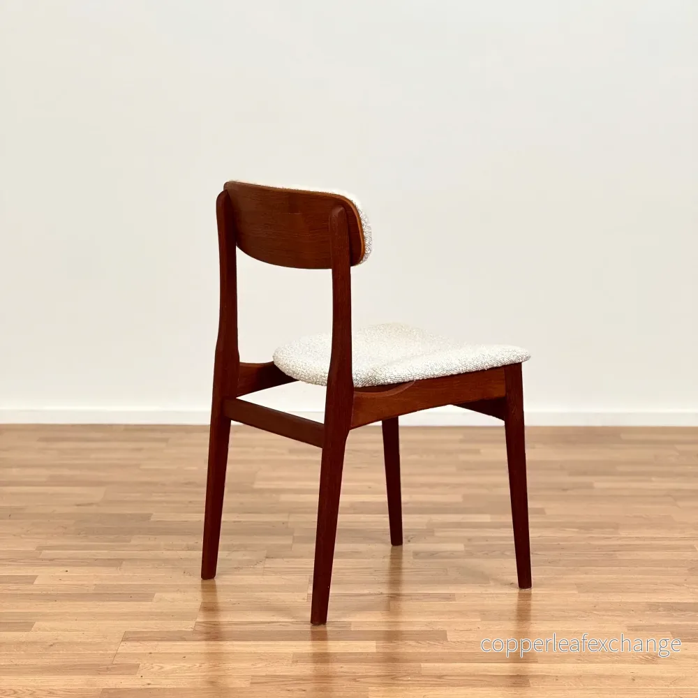 Set om 6 matstolar i teak av B. Rasmussen, Thorso Mobelfabrik, 1950-60-tal, Danmark - Bild 3