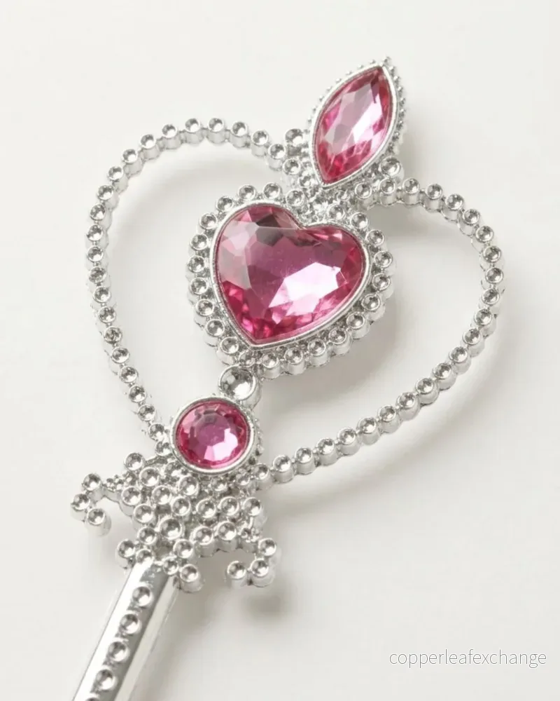 Prinsesspö, silver/rosa