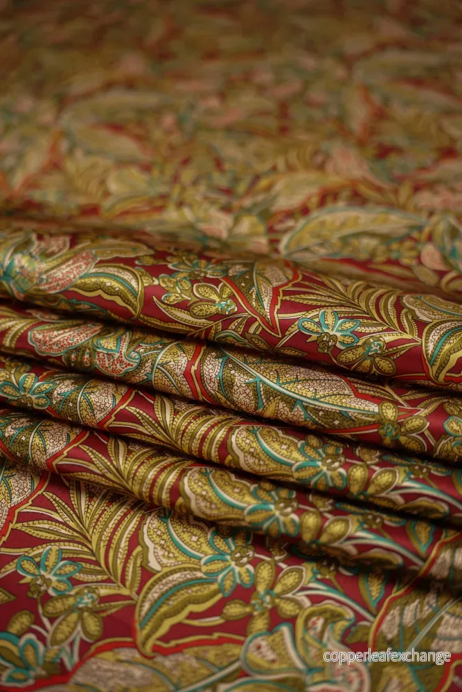 Liberty – Belgravia Silk Satin – Hawaiian Paisley (B) Liberty – Belgravia Silk Satin – Hawaiian Paisley (B)