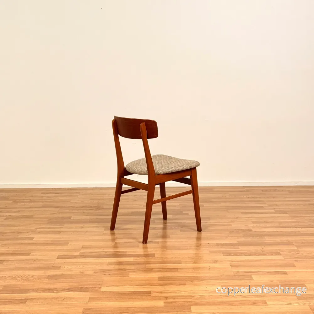 Set om 4 matstolar i teak och bok, av Farstrup, 1950-60-tal, Danmark - Bild 3
