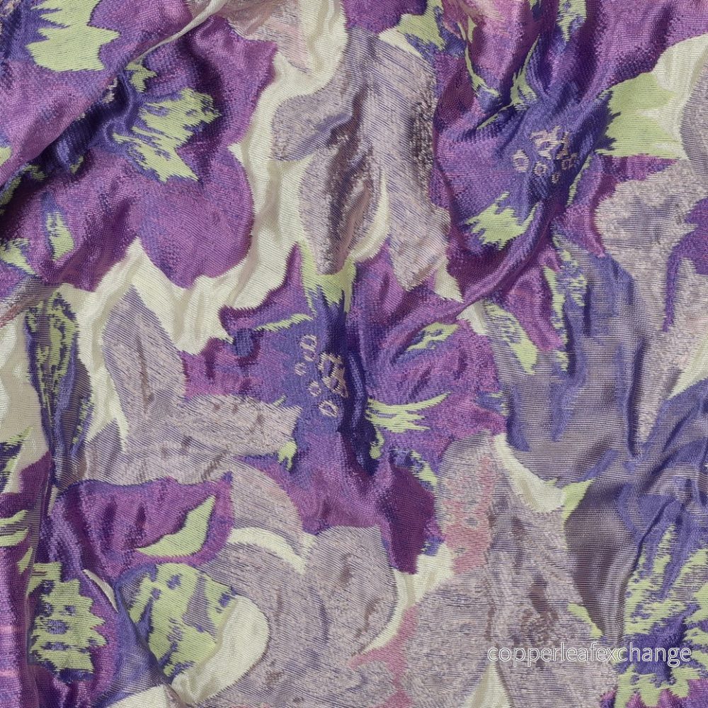 Patterned - Brocade - Floral - Purple - 28.001 - Bild 2