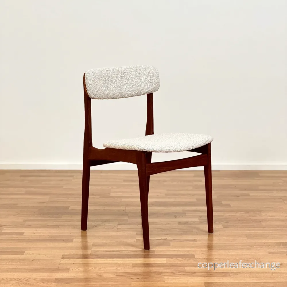 Set om 6 matstolar i teak av B. Rasmussen, Thorso Mobelfabrik, 1950-60-tal, Danmark - Bild 2