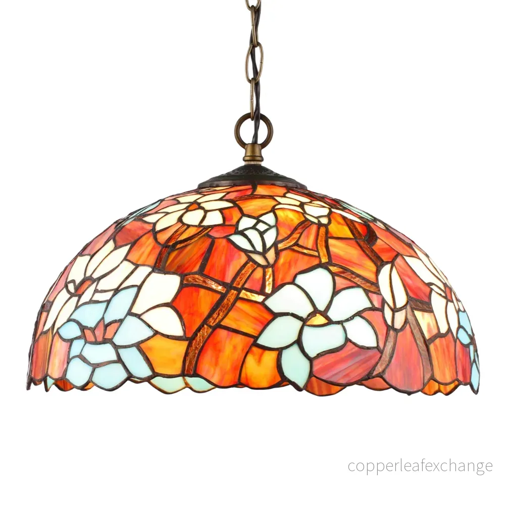SECRET GARDEN Tiffany Taklampa. Diam 40cm - Bild 3