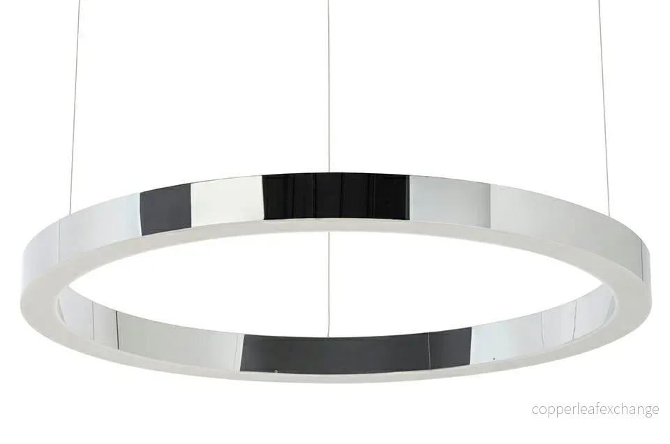 Taklampa - RING 80, silver