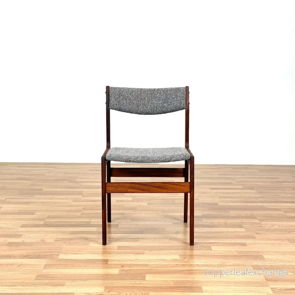 Såld uppsättning med 8 matstolar i teak, 1950-60-tal, Danmark - Bild 3