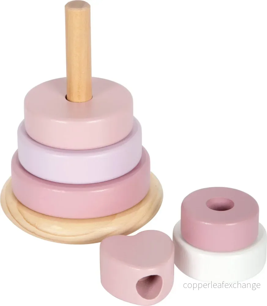 Stapeltorn rosa med hjärta - Bild 2