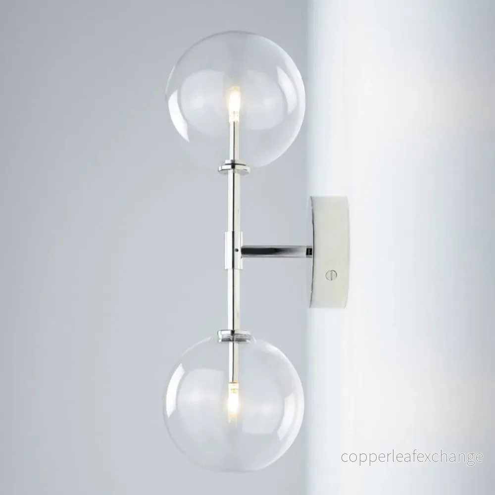 Vägglampa Dawn Dual, Massiv mässing - Bild 2